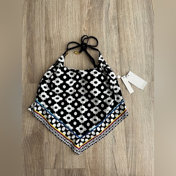 NWT Trina Turk Women’s Onyx Ikat Scarf Tankini Top - Size 6 - Picture 3 of 9